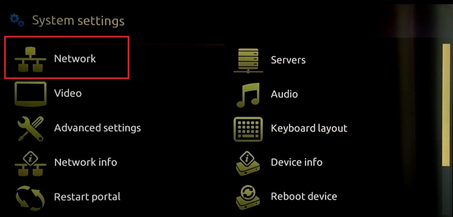 Infomir / MAG - Étape 1
