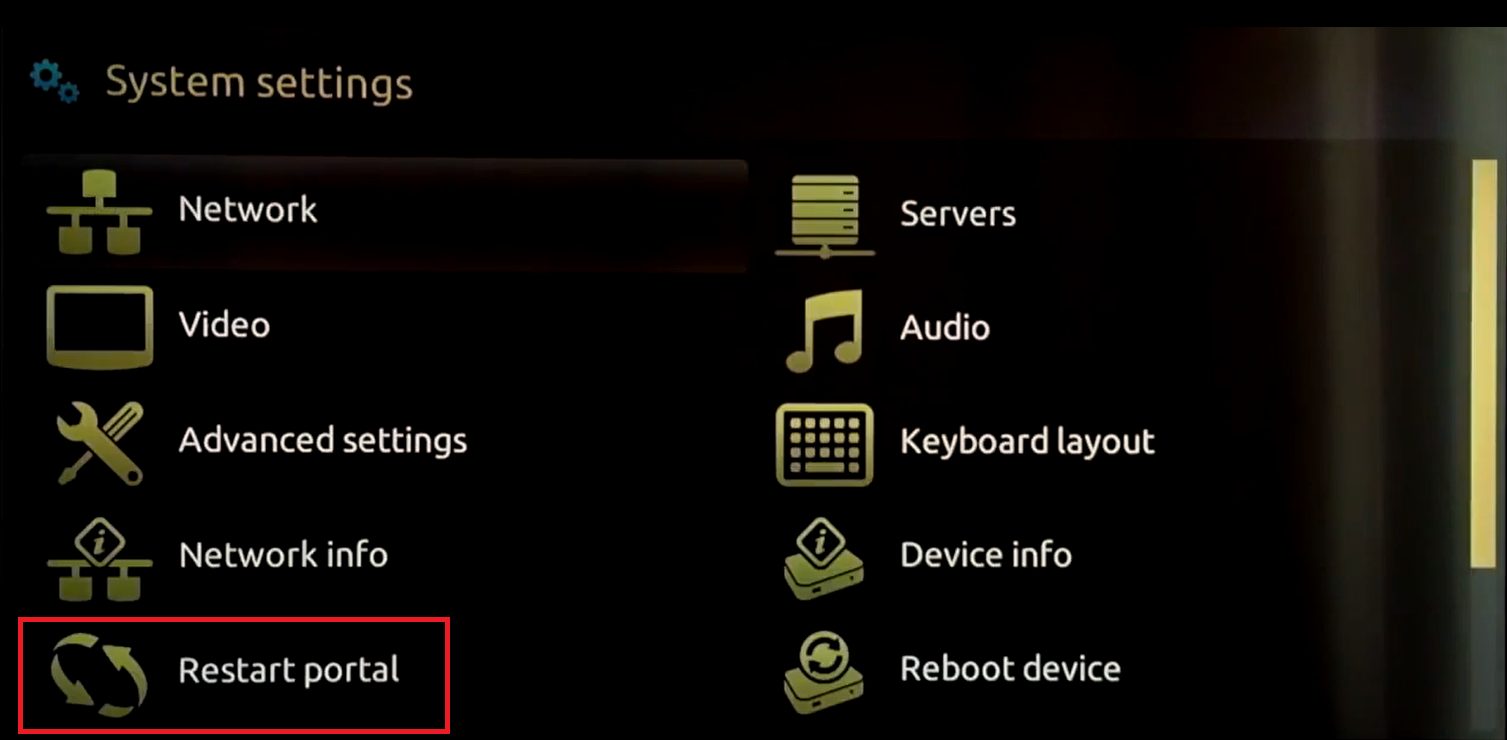 Infomir / MAG - Étape 4