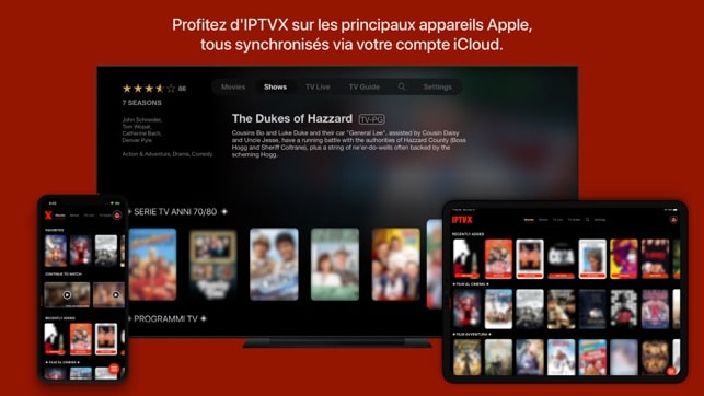 IPTVX sur iOS